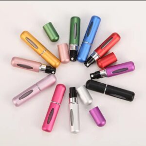 5ml Refillable Mini Perfume Spray Bottles - Portable Travel Atomizer